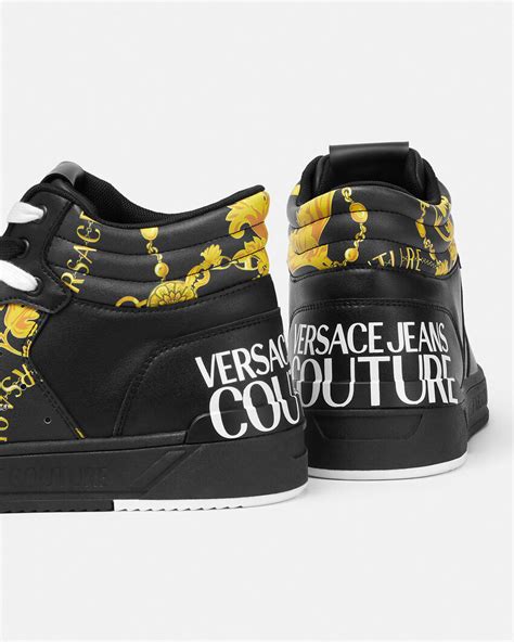 versace fondo starlight|Starlight Logo Couture Sneakers Black,Gold .